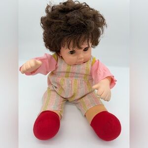 Vintage 1970s EEGEE 18” Talking Doll – Sleep Eyes, Pull String, Original Outfit